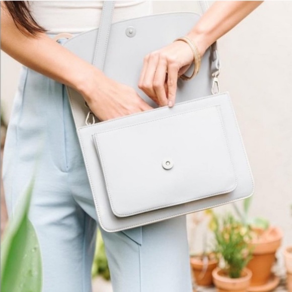 Pixie Mood - Vegan Leather - Zoe Crossbody (Grey) - Picture 3 of 5